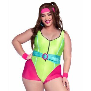 Plus Size 80s Workout Hottie Costume